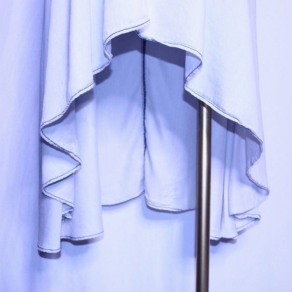 Chelsea and Theodore Denim High Low flowy dress Size Small - Picture 4 of 10